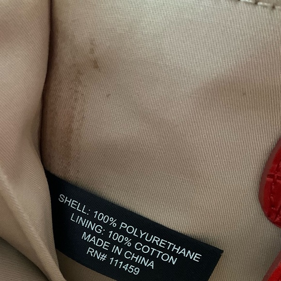 White House Black Market Red Faux Croc Embossed Purse New w/out Tags - Picture 15 of 15